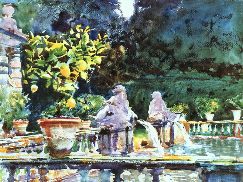 John Singer Sargent Villa di Marlia China oil painting art